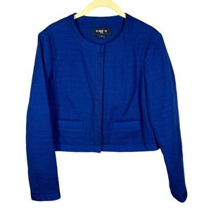 PAULE KA Paris Cropped Royal Blue Blazer Jacket Size 10 / Large = France 42